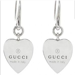 Gucci Authentic Heart Earrings in box